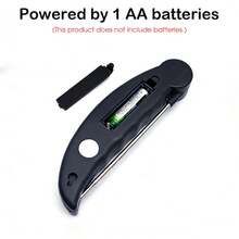 1pc Probe Thermometer, Kitchen Baking Cake Grill Temperature Meter, Milk Coffee Tea Temperature Gauge, Foldable Food Water Temp Meter (Battery Not Included) - Multicolor - View 11