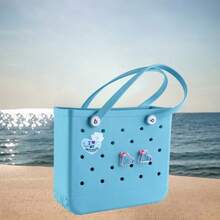 Nurse Themed Inserts For Beach Bags And Bogg Bags Decorative Accessories In Pastel Colors Soft Fabric With Detailed Embroidery - Hình trái tim Kiểu 2 - Xem 7
