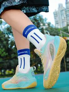 Low-Top Basketball Shoes Men's New Professional Combat Cushioning Rebound Anti-Slip Stable Friction Sneakers With Sound. - Training Camp - View 9