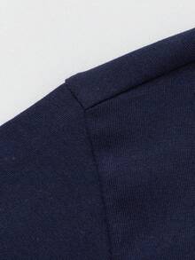 Balabala Kids Graphic T-Shirts, Boys & Girls Short Sleeve 100% Cotton Cute & Cool Printed Tops - Dark Blue - View 6