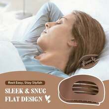 Flat Hair Claw Clips For Women Nonslip French Hair Clips For Thick, Thin, Long, Or Short Hair Tortoise Shell Comfortable & Strong Hold For Daily Wear, Weddings - 咖啡 - 查看 5