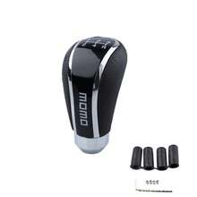 1pc Personalized Car Gear Shift Knob, 5-Speed Manual Transmission Gear Shift Lever Cover, Leather Automatic Gear Shift Stick Head - A - View 9