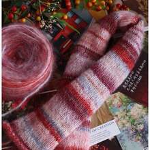 Ombre Gradient Cake Yarn Rainbow Knitted Blend Soft Knitted Sweater, Scarf, Blanket Handmade Yarn - Q1 - View 16