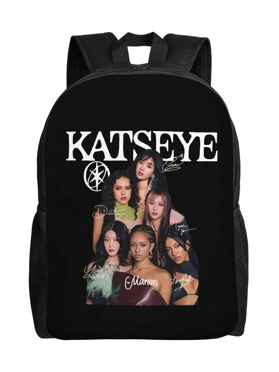 Katseye Members Custom Fashion Backpacks Women Men Casual Bookbag For School College Bags Back To School - Sets - View 1