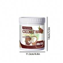 600g Coconut Wax - Easy-Melt Wax For DIY Candle Making, Compatible With Dyes & Wicks, Handmade Craft Wax For Homemade Candles, Wax Blending & DIY Crafts. - 600g - View 6