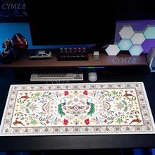 Magnificent Persian Large Mouse Pad Desk Mat Gaming Pad Non-Slip Stitched Edge Mouse Carpet Office Carpet Computer Desk Mat - Mouse Pad - View 13