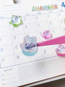 Colorful 3D Epoxy Resin Stickers - Cute Animals - Waterproof, Reusable, Repositionable, Self-Adhesive, High-Quality Resin - Perfect For Decorating Smartphones, Phone Cases, Laptops, Desktops, Tablets, Stationery, Notebooks, Journals, Planners, Scrapbooks, Mugs, Water Bottles, Refrigerators, Gift Wrapping, DIY Decor - Multicolor - View 7