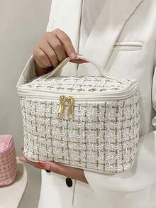 Large Capacity Multi-Functional Cosmetic Bag, Travel Makeup Organizer, Toiletry Bag, Ideal Gift For Women On Halloween, Christmas, Birthday And Other Holidays - Multicolor - View 4