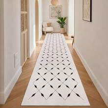 Woven Rug Runner For Hallway Non-Slip 80 X 300 Cm Washable Kitchen Rug Modern Hallway Runner Rug Runner Kitchen Runner Hallway Rug Hallway Rug For Kitchen Entrance Living Room - 80x300cmRectangular - View 1