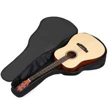 41" Classical Acoustic Guitar Case, Waterproof Gig Bag, Heavy Duty Soft Backpack - 黑色 - 查看 2