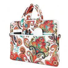 Paisley Pattern Lightweight Waterproof Laptop Shoulder Bag Sleeve Case For MacBook Pro 16 Inch And 15.6 Inch-16 Inch Laptop - Paisley - 查看 3