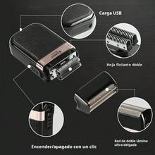 KM principiantes barbero barbero km-2296 +2 juegos de herramientas de máquina de tijeras, 2 en 1 combinación, le permite experimentar la diversión de las compras múltiples, regalo perfecto para los hombres, negro - Negro - Ver 7