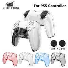 DATA FROG P5 Controller Hard PC Clear Case - Transparent Protective Cover Gamepad Accessories - Set - View 1