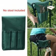 Portable Multi-Pocket Garden Tool Storage Bag - Durable Fabric Design, Suitable For Garden Tools, Kneeling Chair, And Outdoor Accessories (Green), Garden Tool Organizer Bag - Portable Multifunctional Garden - View 10
