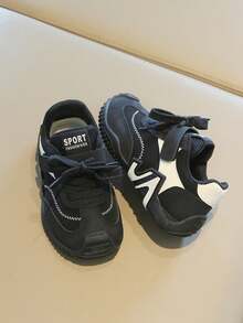 2026春秋新款儿童运动鞋，女童休闲运动鞋，男童软底跑步鞋，婴幼儿运动鞋 - 黑色 - 查看 4