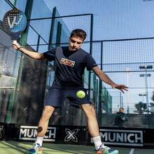 板式网球拍，碳纤维软EVA拍面，配有拍包，非常适合感恩节、圣诞节、万圣节和新年庆祝活动。 - 彩色 - 查看 2