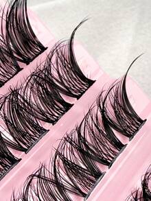 120 Pcs D Curl Anime Wispy Eyelash Clusters 8-16mm Mix Length Cluster Eyelash Extensions Thick Volume Individual Lashes DIY At Home False Eyelashes Fake Lashes Individual Eyelashes Cluster Lashes - D - View 7