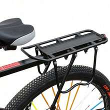 Aluminum Alloy Bicycle Rear Pannier Rack Mountain Bike Rear Carrier With Adjustable - Black - View 5