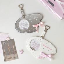 1pc Silver Wing Binder Clip Holder, 70mm Binder Clip Storage Display Protective Cover, ID Card Holder - Wings Slip Card Holder - View 3