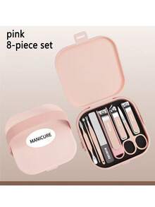 7pcs Nail Clippers Set, Portable Manicure Kit With Splash-Proof, Nail Trimmer, Nail Clipper, Nail Care Tools - Multicolor - View 18