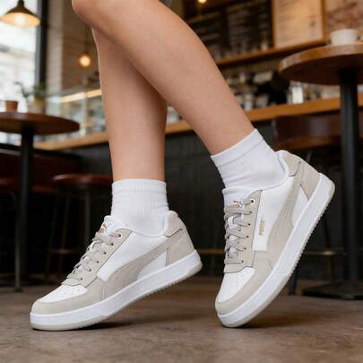 男鞋女鞋 板鞋 Puma Caven 2.0 Mono日常通勤戶外旅行舒適運動休閒鞋 400710-03