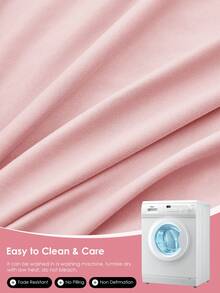 两件套（1个被套+1个枕套）或三件套（1个被套+2个枕套），蜜月风格，荷叶边装饰 - 涤纶绒面料，枕套不含枕芯（不含被芯），柔软透气，抗皱，适用于T/F/Q/K尺寸的家庭和宿舍，通过OEKO-TEX认证，灰粉色搭配深绿色荷叶边装饰 - 豆沙粉色 - 查看 9