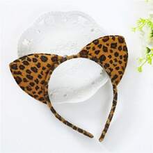 New Arrival Fashionable Personalized High-End Cute Versatile Autumn/Winter Niche Soft Plush Cat Ear Headband Cartoon Plush Sweet Headpiece Hair Accessories - Headband - View 5