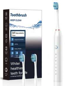 Smart Electric Toothbrush For Adults, Rechargeable Automatic Cleaning Soft Bristles Toothbrush Cleaner For Couples - Multicolor - View 12
