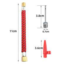 Air Pump For Basketball, Football, Volleyball, Bicycle, Inflatable Balls, Swim Rings, Portable & Universal Toy Pump Needle - Multicolor - View 3
