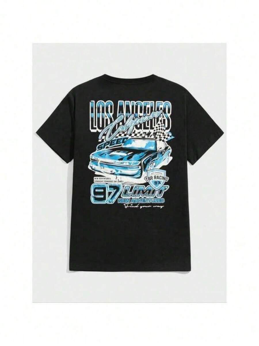 Men Outdoor Tees & Tanks - Black - View 1