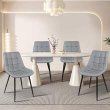 Chaises de salle à manger - Gris pâle - Voir 3