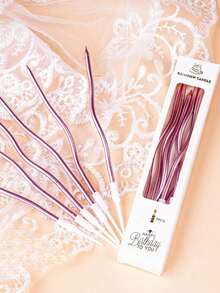 1支粉色0-9钻石形生日蛋糕蜡烛，送给女性的礼物，房间装饰，生日蜡烛，生日装饰，生日快乐，蛋糕蜡烛，毕业季房间装饰 - 粉色 - 查看 7