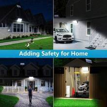 3000 Lumens 400 LED Solar Outdoor Lights With Remote Control, Motion Sensor, IP65 Waterproof, 180° Wide Angle Floodlight, 3 Modes, Suitable For Front Door, Yard, Garage, Balcony - 400LED - View 10