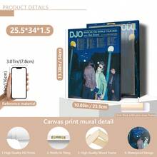 1pc DJO "Back On You" 2025 World Tour Concert Poster Canvas Wall Art, Includes Tour Dates And Retro Design! Canvas Material | Waterproof | Ready To Hang, Suitable For Home, Room, Bedroom, Living Room, Bathroom And Wall Decor. Frame Optional. - Multicolor - View 17