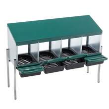 Pet Cages - 4-hole With Legs,Green - View 1