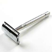 Double Edge Razor ３ピース 両刃カミソリ 替刃５枚付き 剃刀 髭剃り 顔そり メンズ - スタイル - チェックする 5