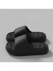 EVA Minimalist Women's Summer Slippers, Thick Sole Indoor Soft Bottom House Slippers, Bathroom Couples Slippers - Multicolor - View 12