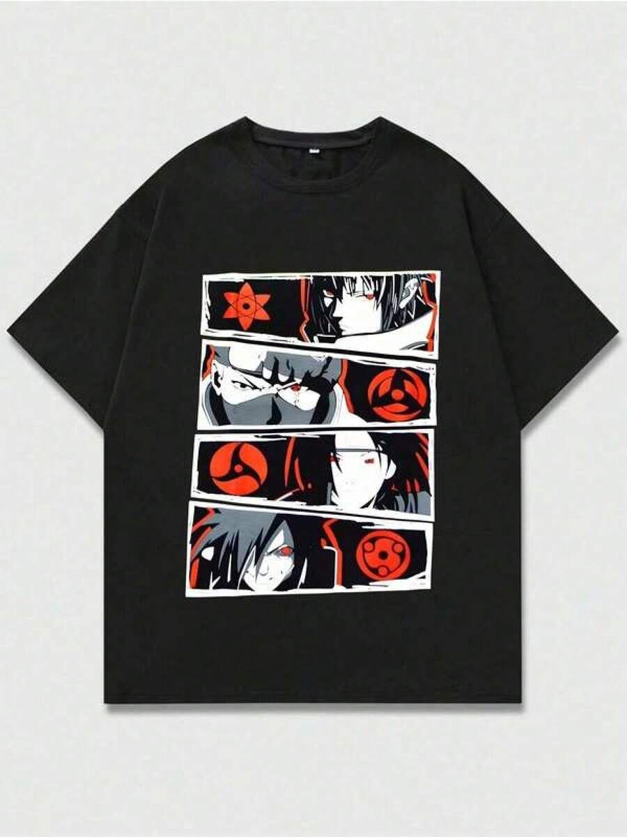 Men Outdoor Tees & Tanks - Black - View 1