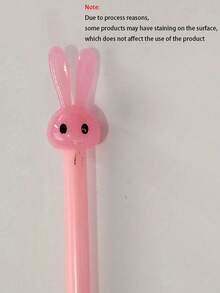 10支装 - 快乐复活节彩蛋兔子造型直杆中性笔，卡通创意可爱复活节圆珠笔，复活节卡通兔子中性墨水笔，教师办公用品，新奇学习用品，复活节礼物，成人男女通用家庭教育期末考试课堂书写办公签名专用书写笔，书写笔文具套装，节日文具礼品，返校季礼物 - 彩色 - 查看 8