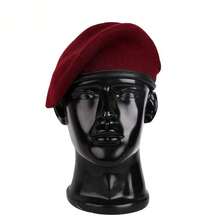 1 chiếc mũ beret len màu trơn dành cho nam, kiểu dáng thường ngày, phù hợp cho mùa thu/đông, đi phố, công sở, dự tiệc, giữ ấm. - Nhiều màu - Xem 4