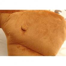 Pssopp Supportive Plush Pillow, Comfortable Body Shaped Pillows Great For Relaxation And Stress - Brown - View 6