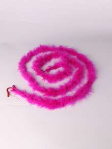 1.5米仿火鸡羽毛，蓬松的马布羽毛条，适用于DIY工艺品、服装道具、帽子配饰、圣诞树装饰、婚礼装饰、花束包装、音乐会和家居装饰、舞蹈表演、嘉年华服装和配饰、派对用品，是理想的礼品之选。 - 彩色 - 查看 18