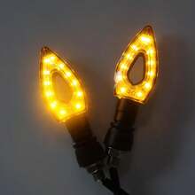 Tendencia4 Luz Led Direccionales Intermitentes Laterales Moto AhuecarCalidad premium - Rojo - Ver 3