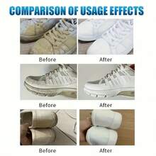 Multi-Purpose Stain Remover Shoe Cleaning Cream Multi-Purpose Cleaning Paste Includes White Sponge Shoe Cleaner White Shoe Cleaner Solid Shoe Stain Remover - White - View 8