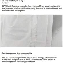 Funda impermeable para bicicleta eléctrica, funda de PEVA de una sola capa resistente a la lluvia y al polvo, funda protectora - l - Ver 6