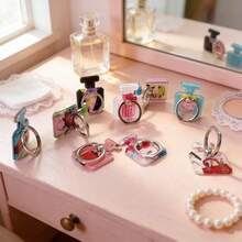 Creative Mobile Phone Ring Holder Cartoon Ring Buckle Holder Quality Gift Bracelet Buckle Holder Mobile Device Anti Slip Holder - A - View 3