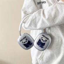 Panda Design Protective Case Compatible With Apple Wireless Earphone Case, Anti-Scratch And Anti-Drop Protective Cover For Headphones - Clear - View 2