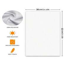 2/4/48pcs Spring & Summer Series Pale Yellow Plaid Trim, Watercolor Giraffe Head Print Kitchen Towels - Super Soft, Highly Absorbent Polyester Dish Towels & Hand Towels, Ideal For Holiday Decor, New Year Gifts, Kitchen Decor, Party Decorations - Multicolor - View 9