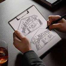 1 A4 Folder Pad, Writing Plastic Foam Board Clip, Hard Board, Morandi A5 Clamp - Single Piece - View 4