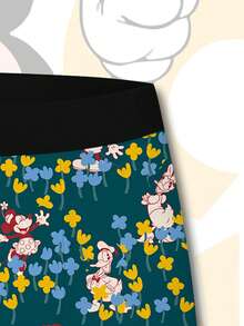 Disney 时尚3D印花男士平角内裤，日常休闲百搭内裤 - 彩色 - 查看 6